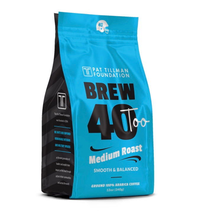 Brew 40 Too Coffee Grounds (Medium Roast, 12oz)