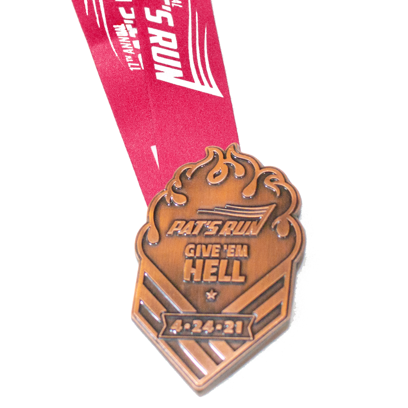 2021 Pat's Run Finisher Medal